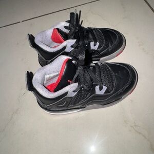 Nike Air Jordan 4 Retro Bred Toddler Shoes 👟